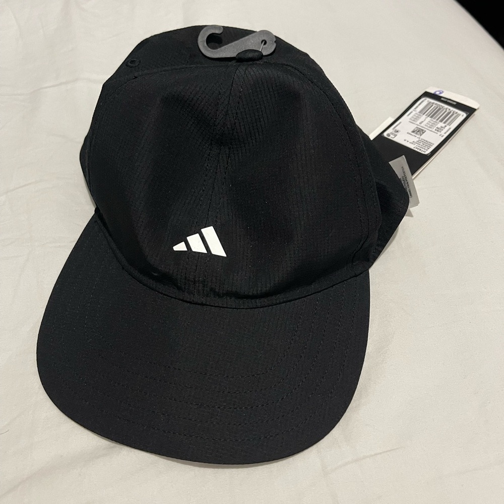 NWT Adidas Unisex Adult Essentials 3-Stripes Cap, Black/White, One Size
